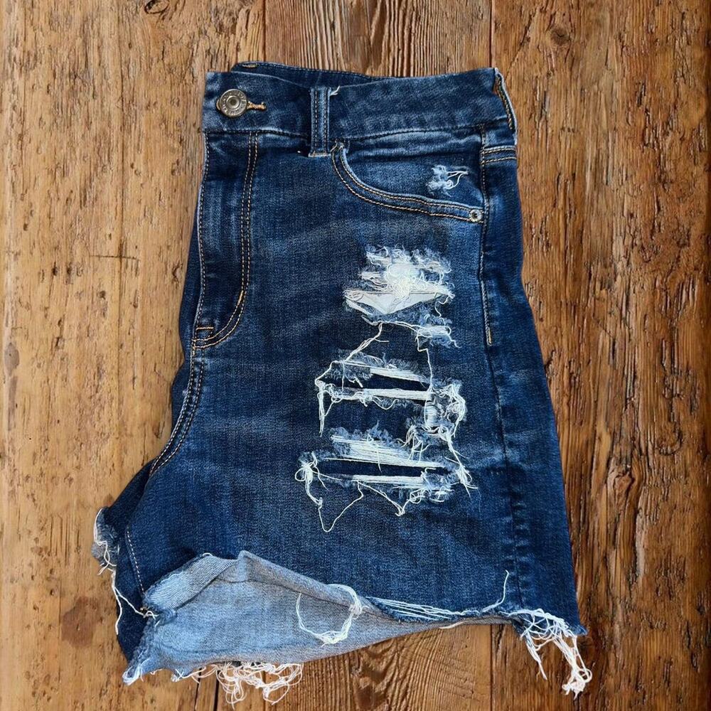 American eagle high waisted distressed